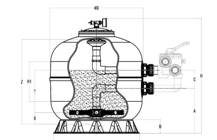 filtro-sabbia-laminato-acqua-piscina-sale-valvola-selettrice-manometro-sabbia-pulizia-circolazione-rivalta-panama-mediterraneo-monoblocco-interrate-fuoriterra-idromassaggio-spa-laghetti-fontane-6-vie-top-side