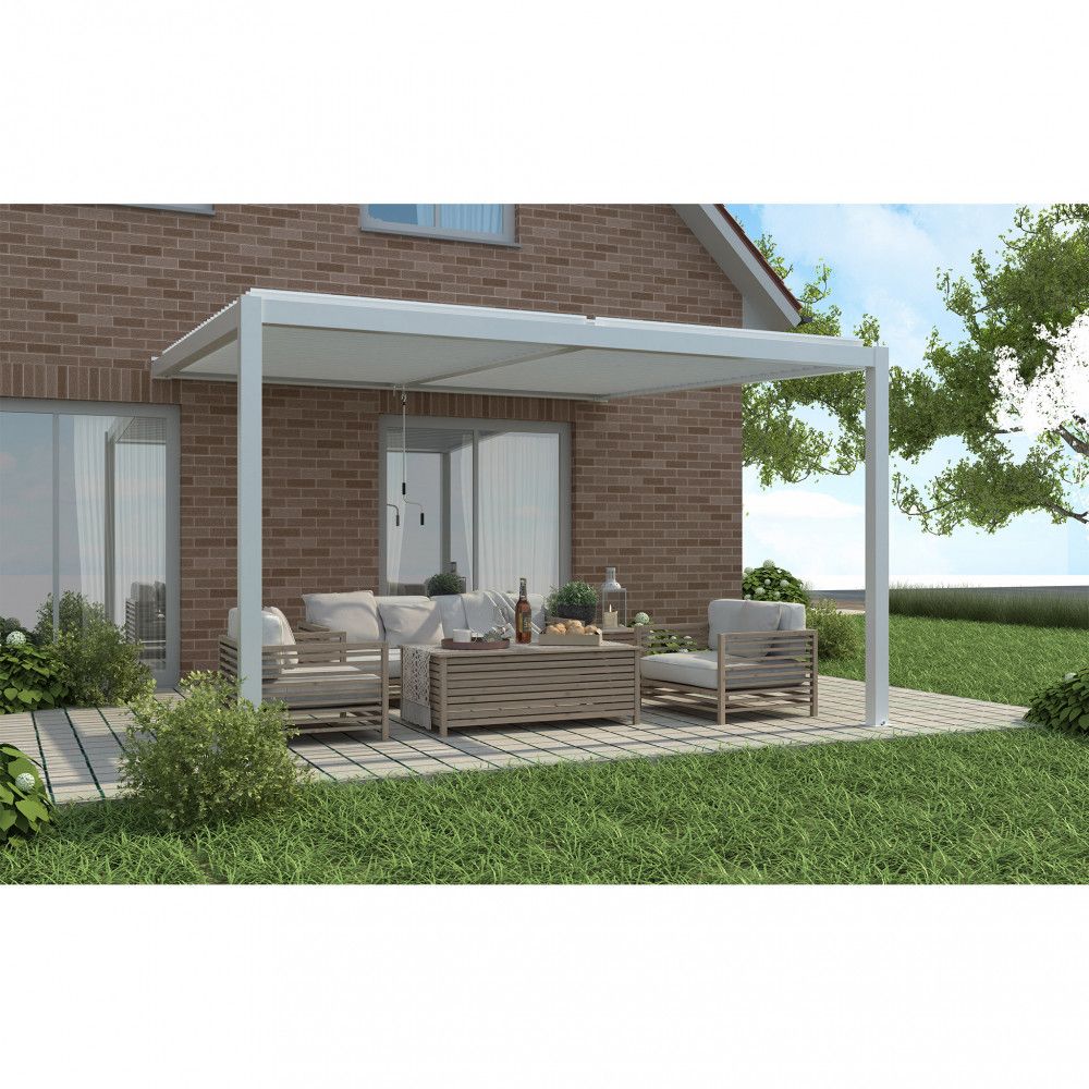 alluminio-pergola-bioclimatica-bianco-grigio-giardino- piscina-copertura-automatica-led-manuale