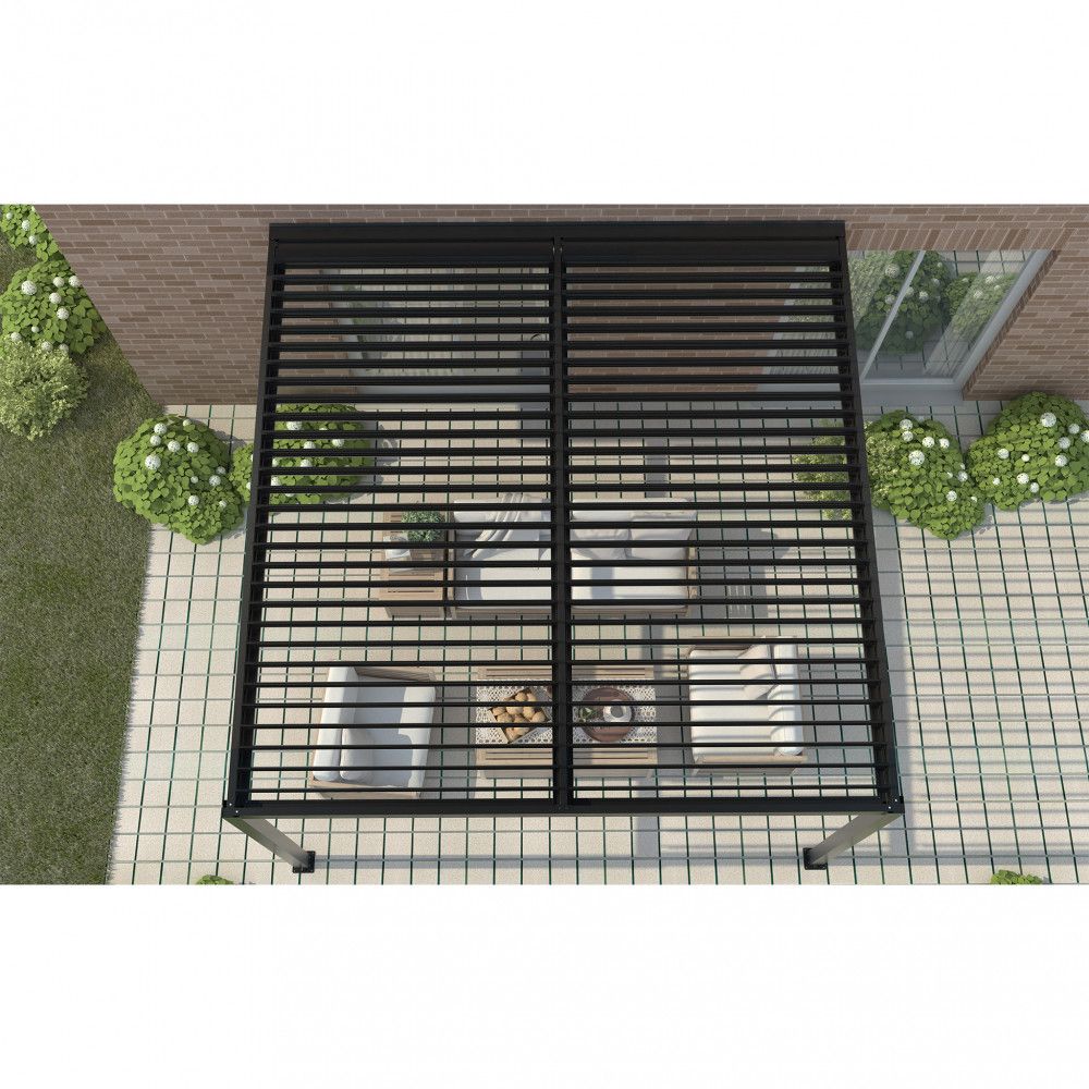 alluminio-pergola-bioclimatica-bianco-grigio-giardino- piscina-copertura-automatica-led-manuale