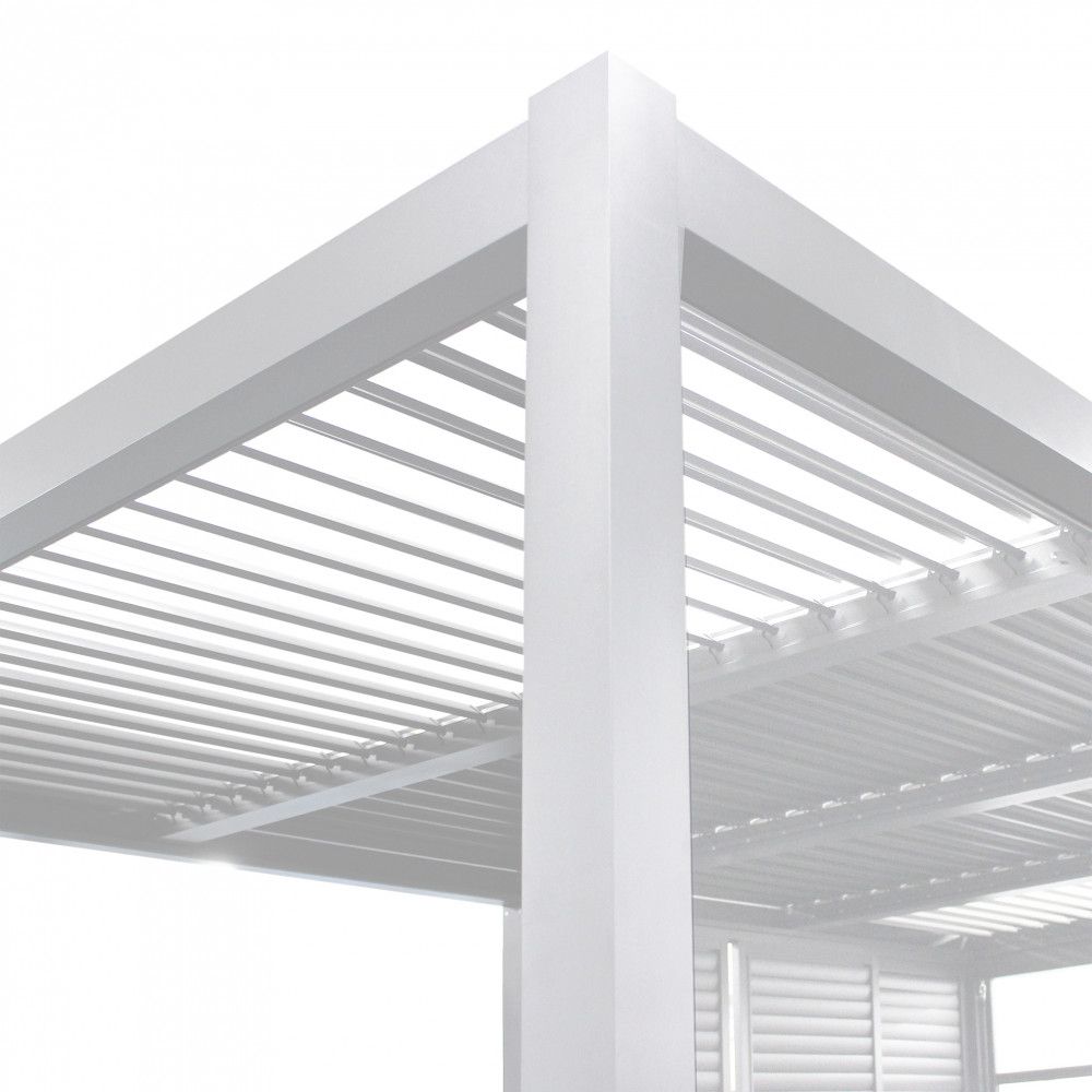 alluminio-pergola-bioclimatica-bianco-grigio-giardino- piscina-copertura-automatica-led-manuale